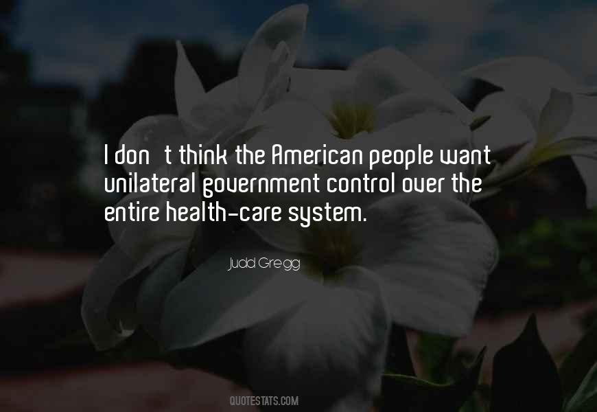 Quotes About Health Care System #1449926