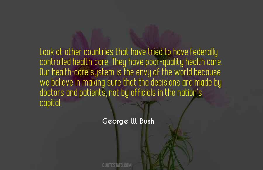 Quotes About Health Care System #294475