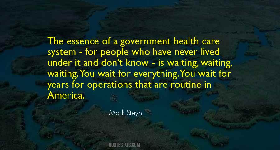 Quotes About Health Care System #353897