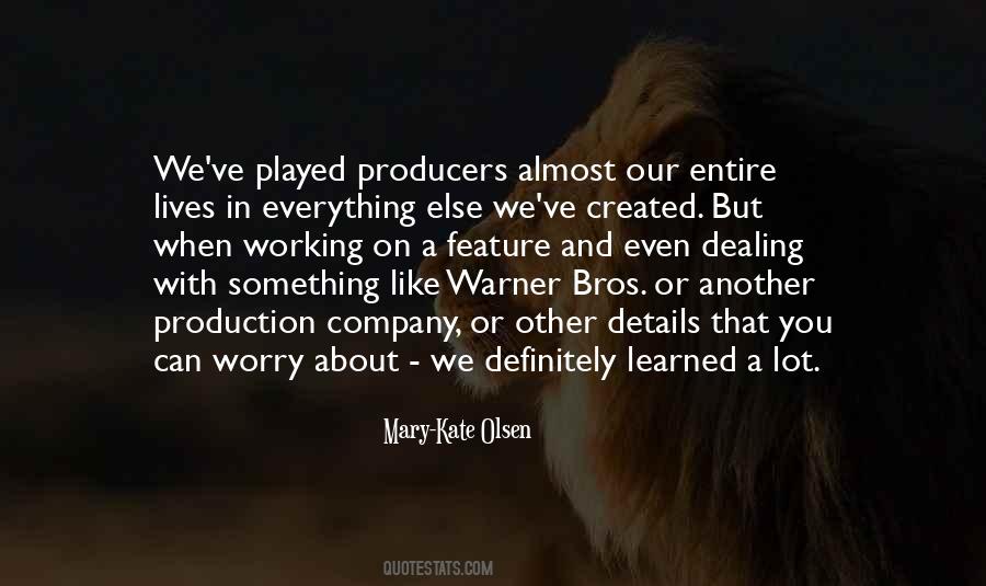 Warner Bros Quotes #669971