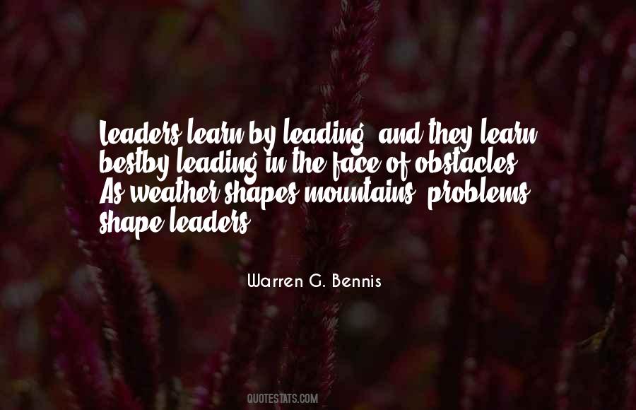 Warren Bennis Quotes #1583627