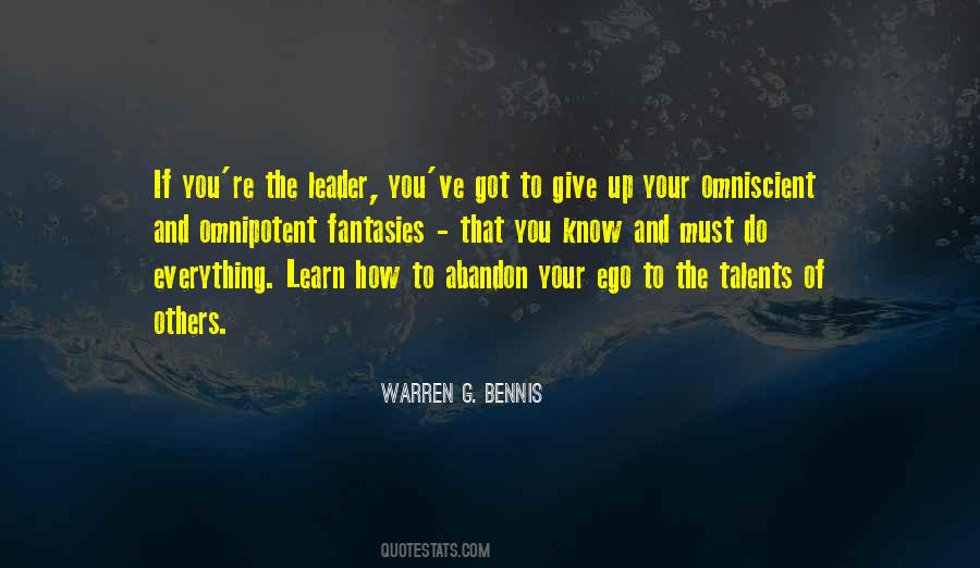 Warren Bennis Quotes #1662742
