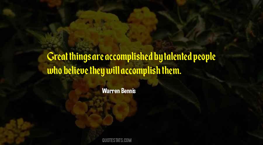 Warren Bennis Quotes #312606
