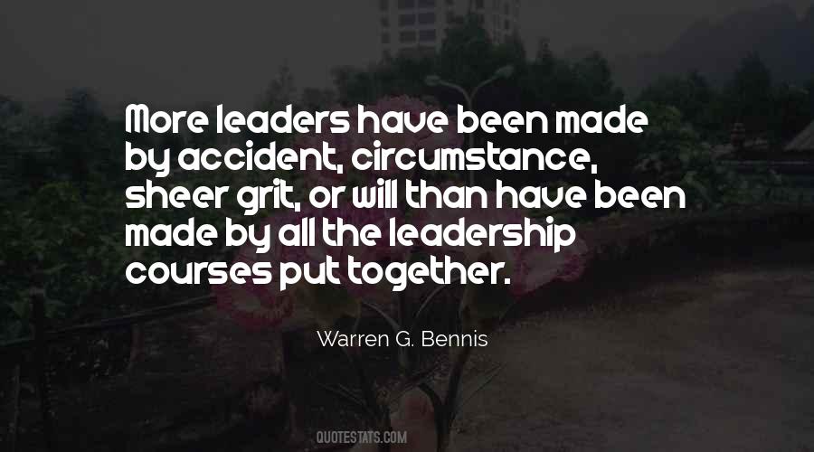 Warren Bennis Quotes #711953