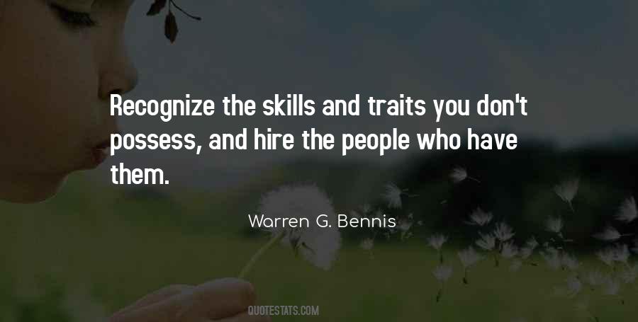 Warren Bennis Quotes #765403