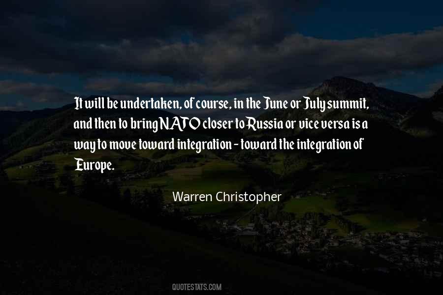 Warren Christopher Quotes #1074477