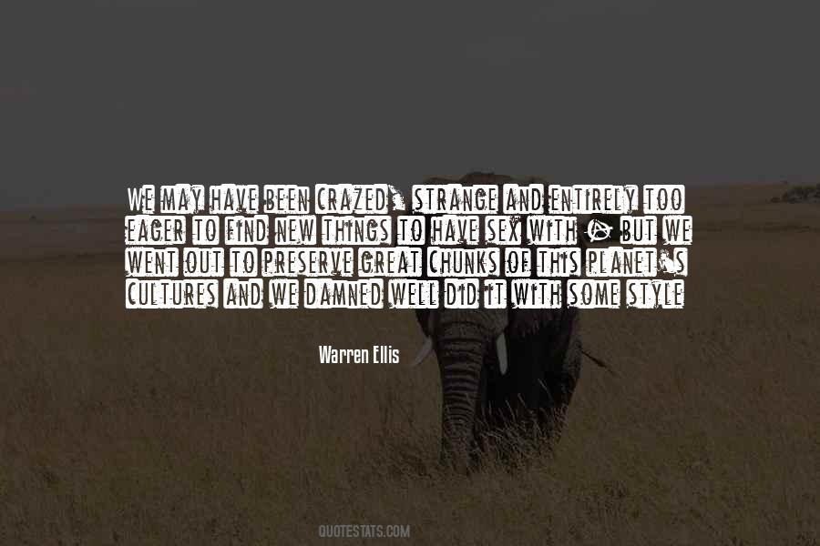 Warren Ellis Quotes #141518