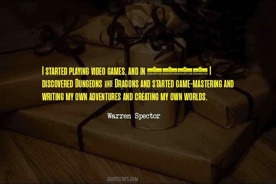 Warren Spector Quotes #478684