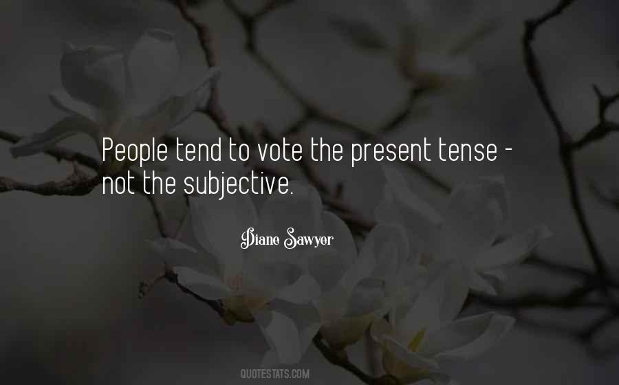 Quotes About Present Tense #99669