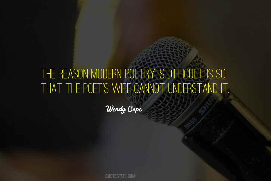 Wendy Cope Quotes #1758976