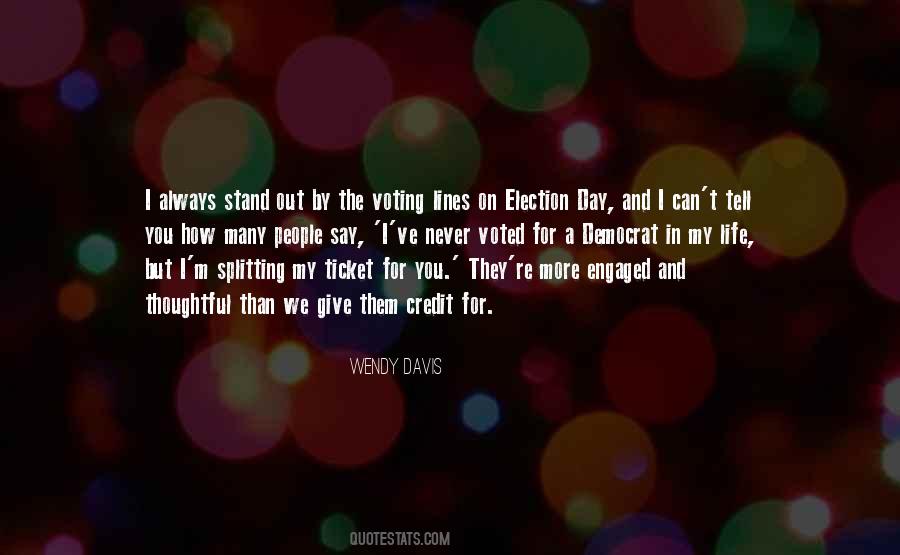 Wendy Davis Quotes #495959