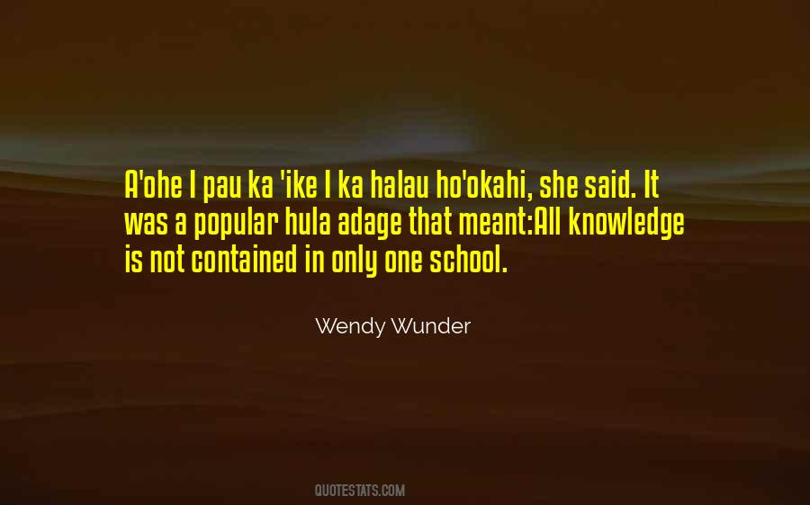 Wendy Wunder Quotes #447041