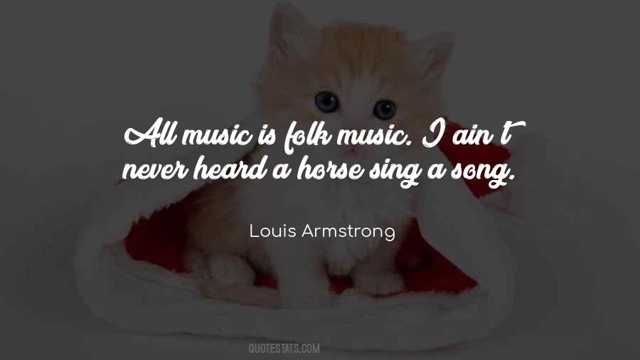 Quotes About Folk Music #685776