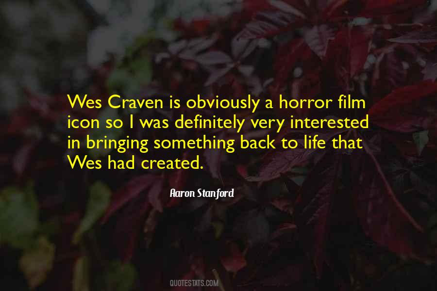 Wes Craven Quotes #307039