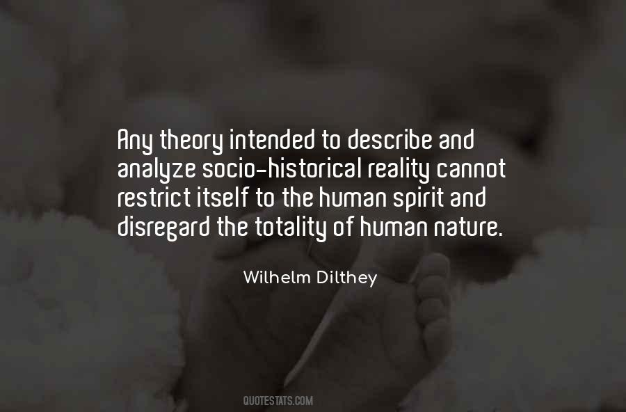 Wilhelm Dilthey Quotes #1678230
