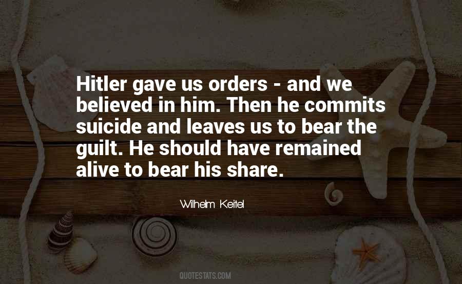 Wilhelm Keitel Quotes #12381