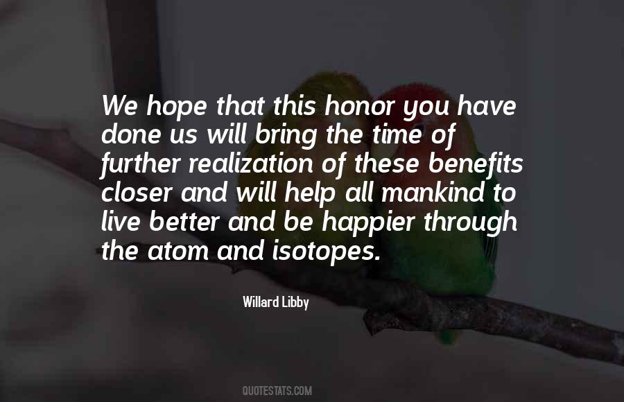Willard F Libby Quotes #1402602