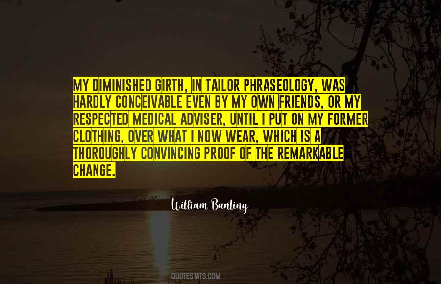 William Banting Quotes #872702