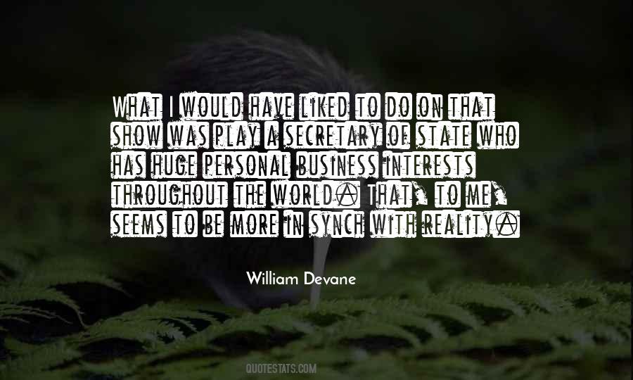 William Devane Quotes #1712635