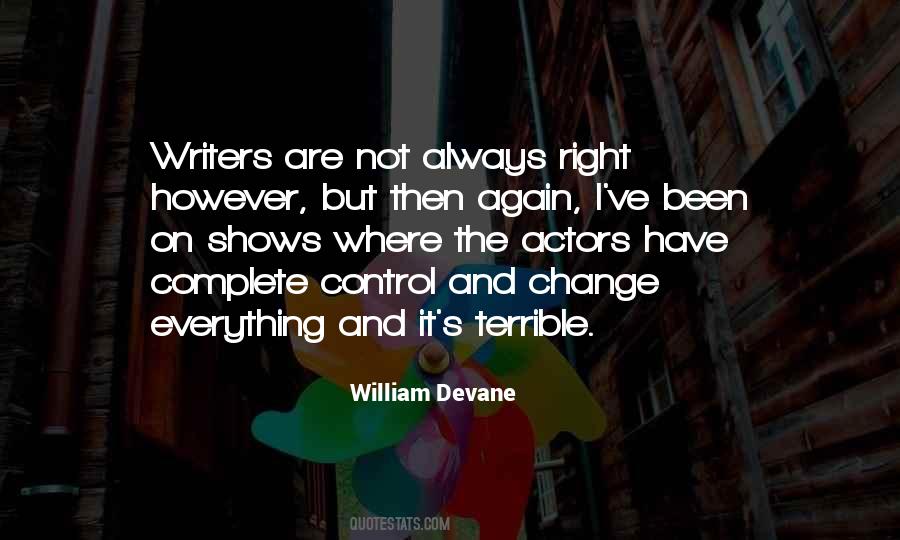 William Devane Quotes #418627