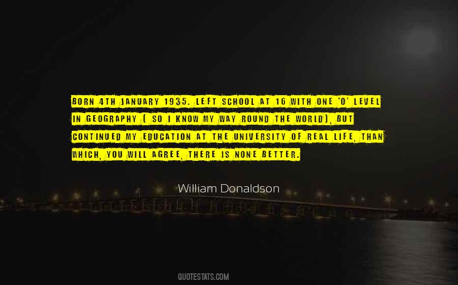 William Donaldson Quotes #1631370