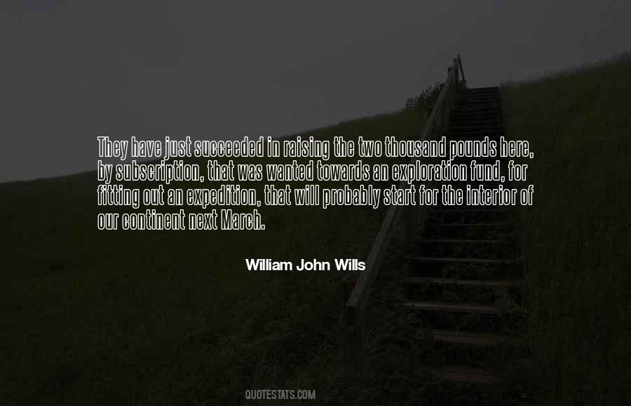 William John Wills Quotes #749001