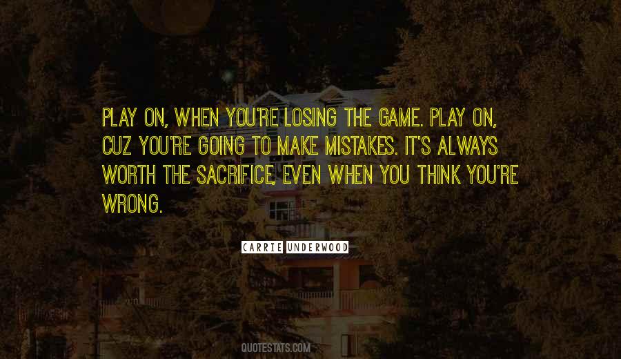 Quotes About Losing The Game #1771451