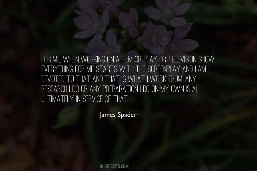 Quotes About Spader #758791
