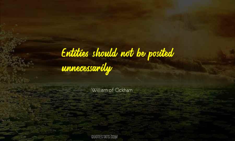 William Of Ockham Quotes #209900