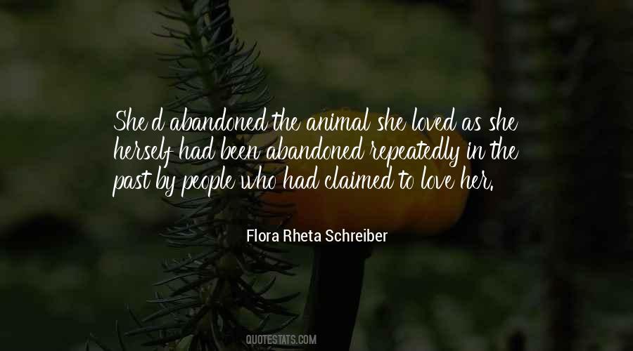 Quotes About Animal Abandonment #1580699