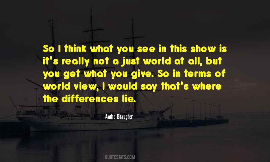 Quotes About Differences In The World #336093