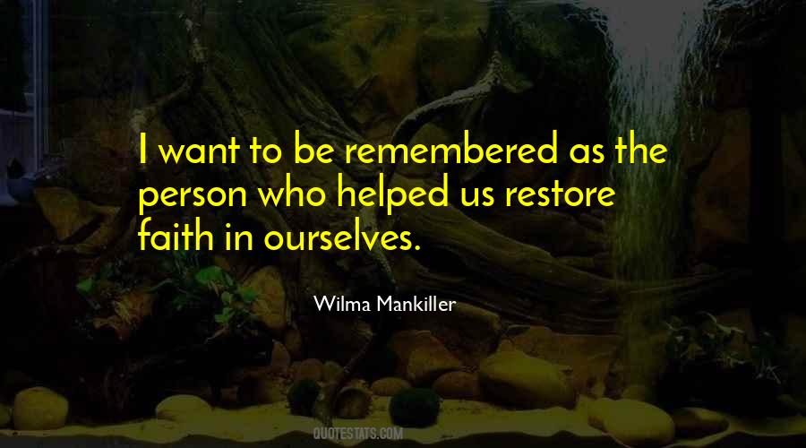 Wilma Mankiller Quotes #1616170