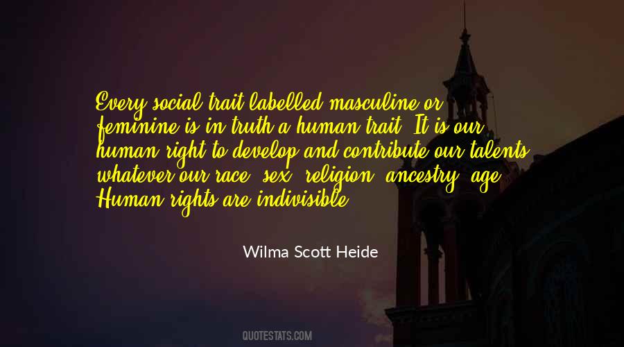 Wilma Scott Heide Quotes #1457953