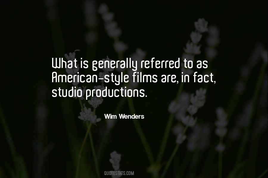 Wim Wenders Quotes #1604224