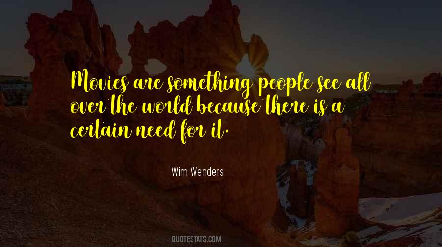 Wim Wenders Quotes #538377