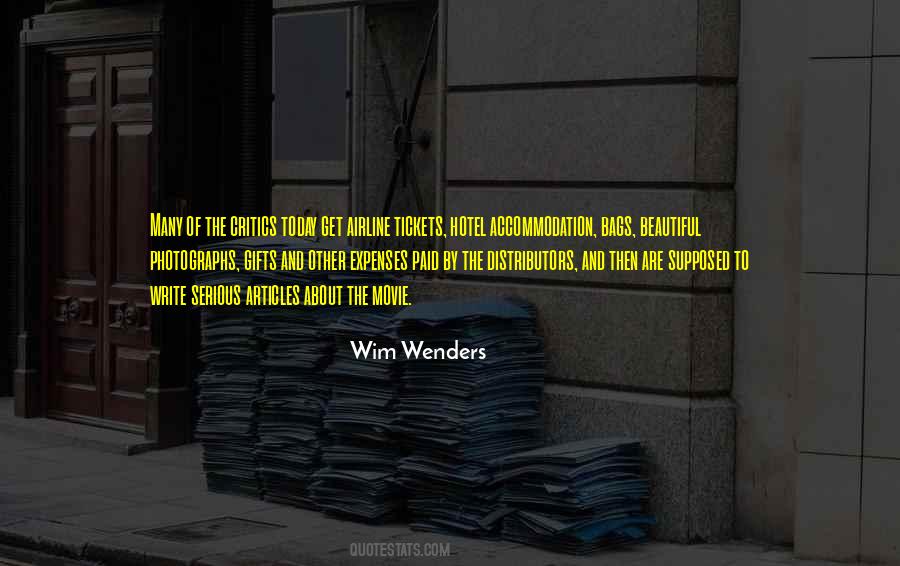 Wim Wenders Quotes #830205