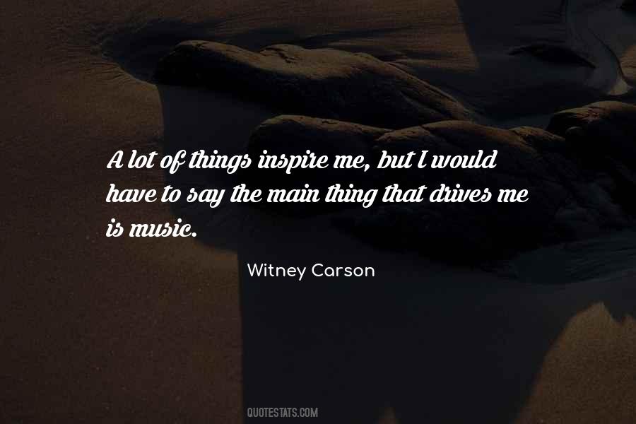 Witney Carson Quotes #683793