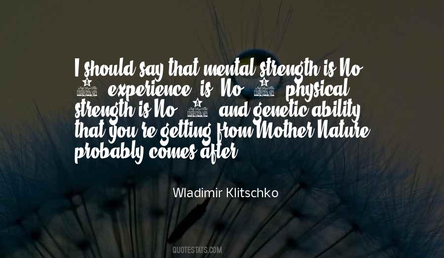 Wladimir Klitschko Quotes #541214