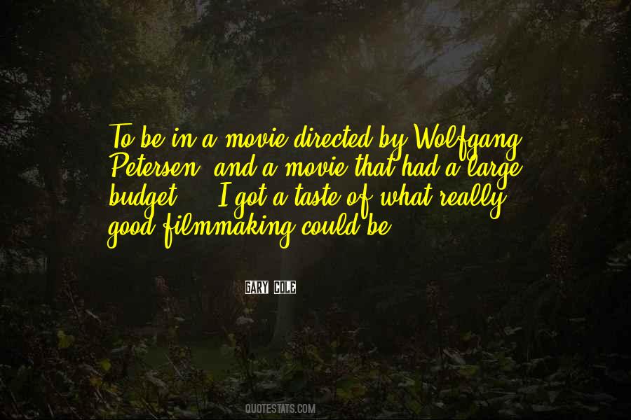 Wolfgang Petersen Quotes #1064935