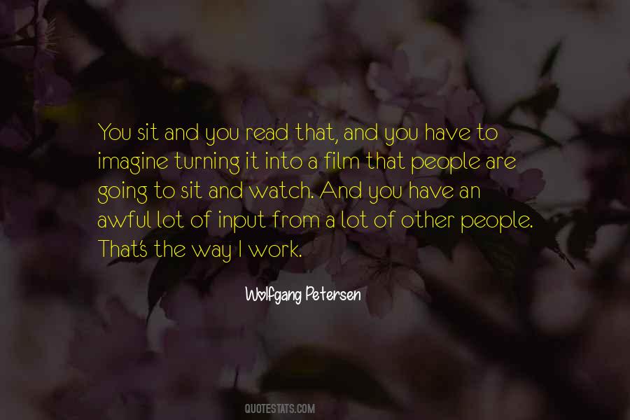 Wolfgang Petersen Quotes #975271