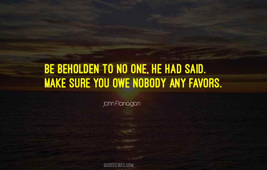 Quotes About Favors #1272649