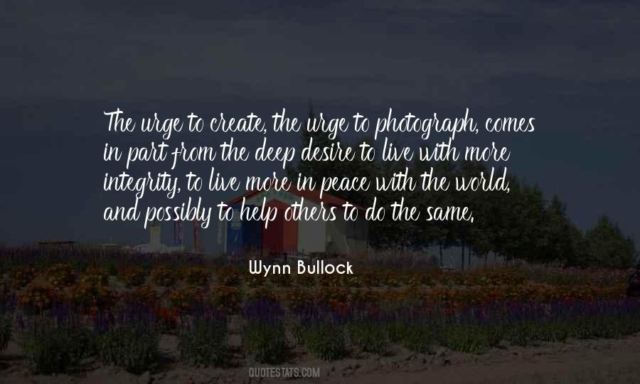 Wynn Bullock Quotes #1287837