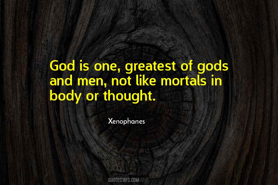 Xenophanes Quotes #1188702