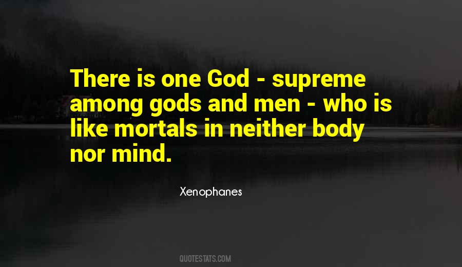 Xenophanes Quotes #920222
