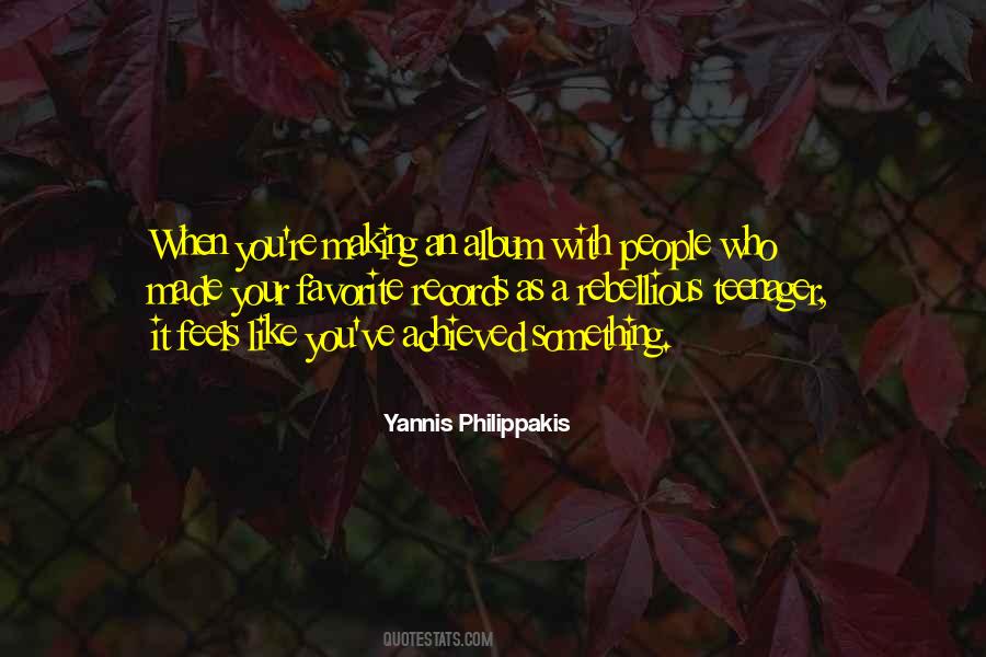 Yannis Philippakis Quotes #1350990