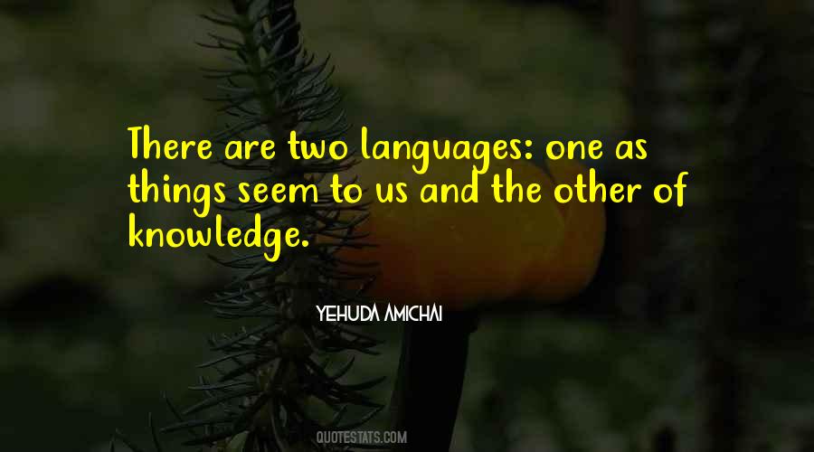 Yehuda Amichai Quotes #139031