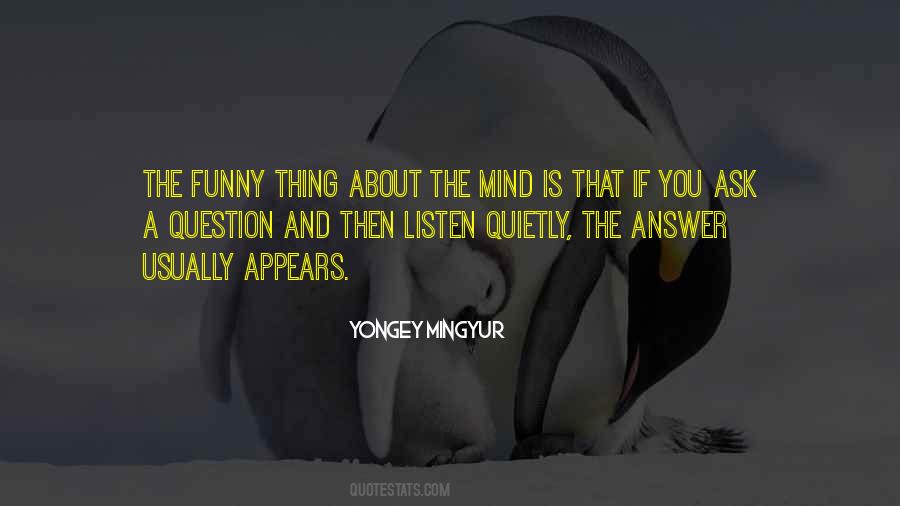 Yongey Mingyur Quotes #660223