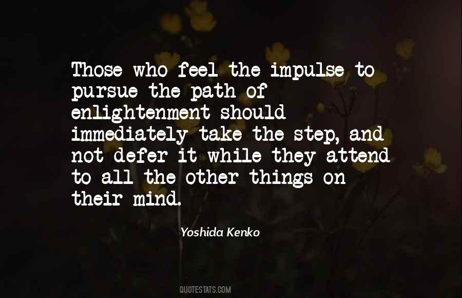 Yoshida Kenko Quotes #1369239