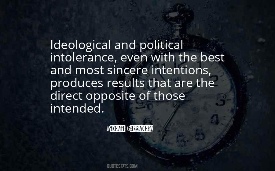 Quotes About Political Intolerance #821201