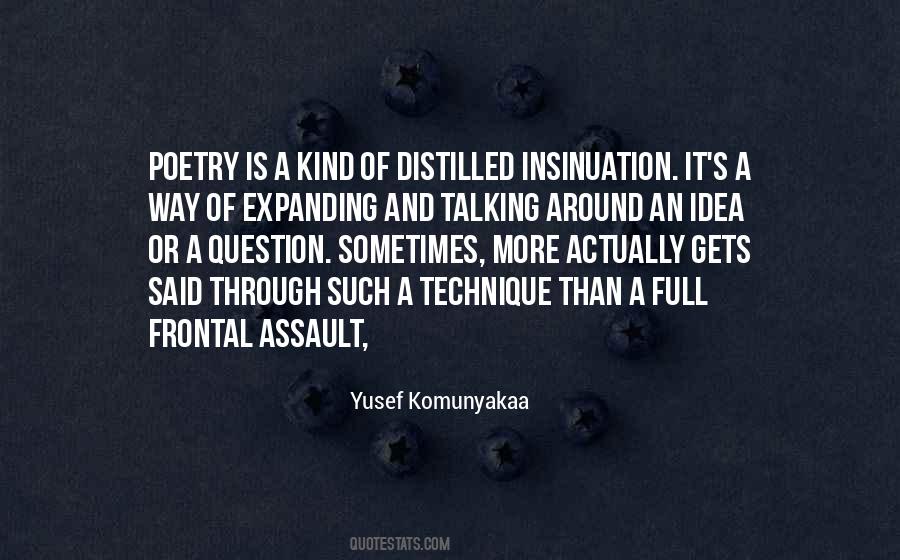 Yusef Komunyakaa Quotes #111137